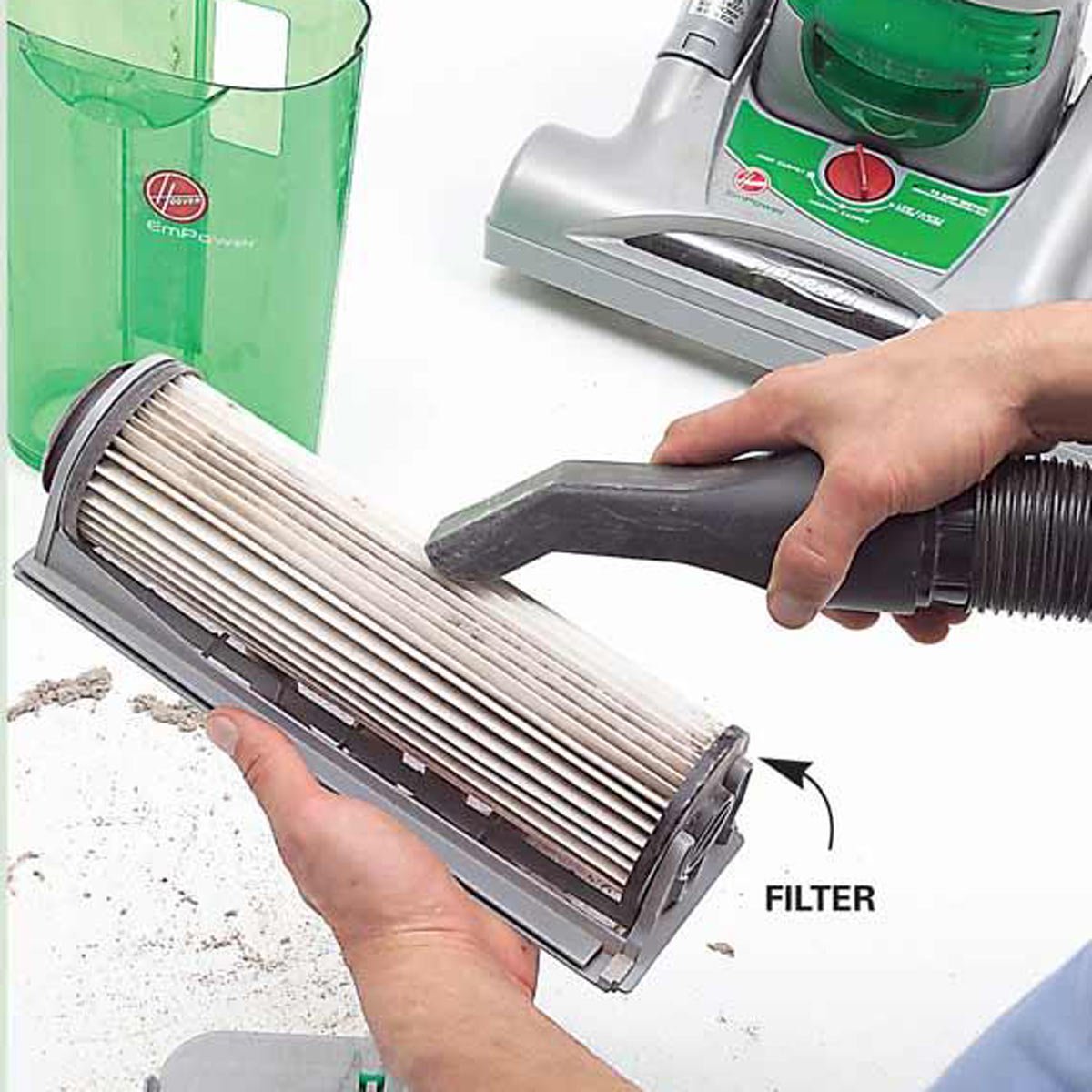 Clean Your Bagless Vacuum Filter